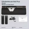 Contour Design RollerMouse Red Plus laidinis ergonomiškas pelė USB-C 2800 DPI