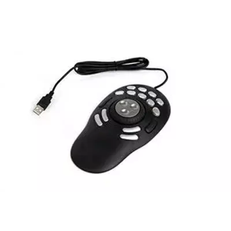 Multimedijos valdiklis Contour PRO v2 – USB, sidabrinis/juodas, 43×77,5×11,5 mm