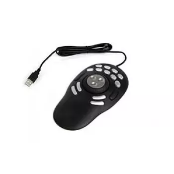 Multimedijos valdiklis Contour PRO v2 – USB, sidabrinis/juodas, 43×77,5×11,5 mm