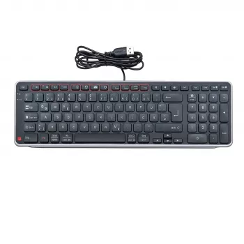 Contour Design Balance Keyboard DE, pilno dydžio (100%), belaidė, RF belaidis + USB, QWERTZ, juoda