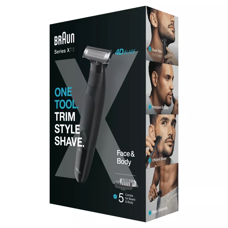 Trimmeris Braun XT3200 juodas, nikelio-metalo hidrido (NiMH) baterija, 45 min