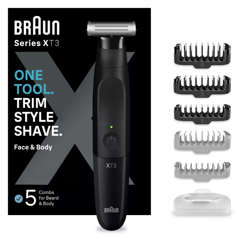 Trimmeris Braun XT3200 juodas, nikelio-metalo hidrido (NiMH) baterija, 45 min