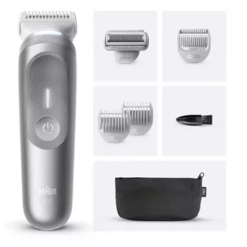Kūno kirpimo mašinėlė Braun Series 7 BG7550 Pilka Ličio jonų baterija