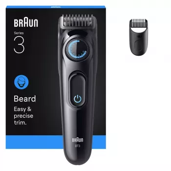 Barzdos kirpimo mašinėlė Braun BT3500 AC/Baterija 20 Juoda Precizinis Trimeris
