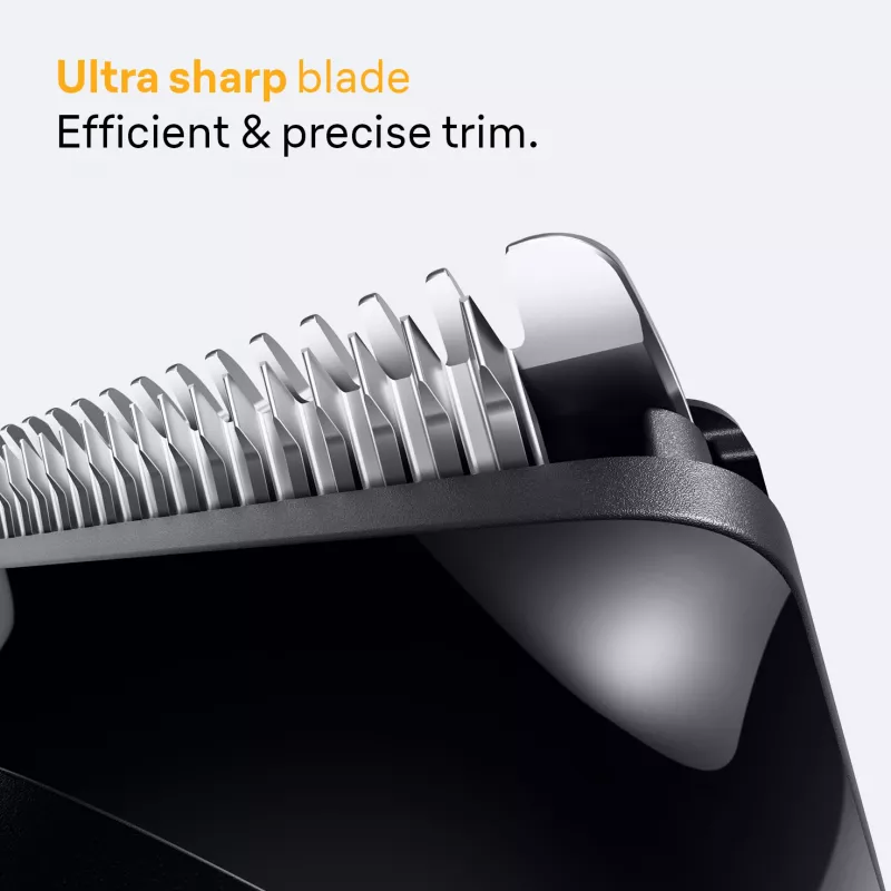 BRAUN BeardTrimmer 5 BT5500 barzdaskutė, akumuliatorinė, 20 mm, šlapiam ir sausam kirpimui, juoda
