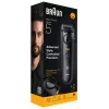 BRAUN BeardTrimmer 5 BT5500 barzdaskutė, akumuliatorinė, 20 mm, šlapiam ir sausam kirpimui, juoda
