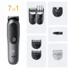 Braun AIO5520 plaukų kirpimo mašinėlė / barzdaskutė, juoda, pilka, 14 Li-Ion