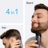 Braun AIO3500 kirpimo mašinėlė barzdai ir plaukams, juoda, pilka, 14 ilgio nustatymų, NiMH