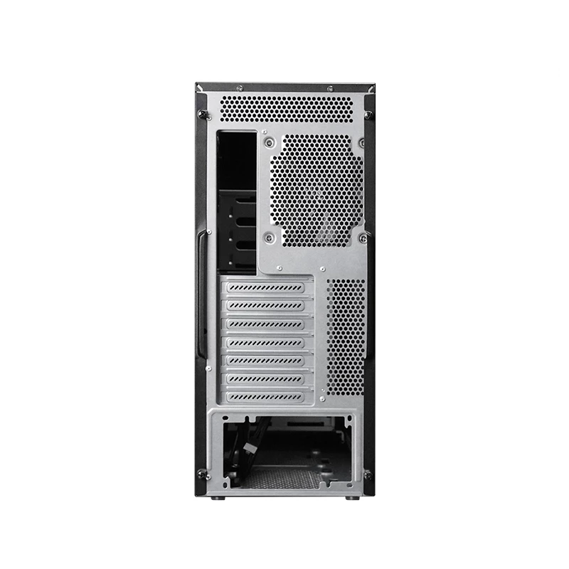 Korpusas CHIEFTEC BW-01B-OP Midi Tower ATX/ITX, palaiko 6×3,5 col. + 4×2,5 col., 2×5,25 col., galinis 1×120 mm, SGCC, juodas, 200×510×465 mm