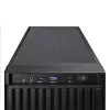 Korpusas CHIEFTEC BW-01B-OP Midi Tower ATX/ITX, palaiko 6×3,5 col. + 4×2,5 col., 2×5,25 col., galinis 1×120 mm, SGCC, juodas, 200×510×465 mm
