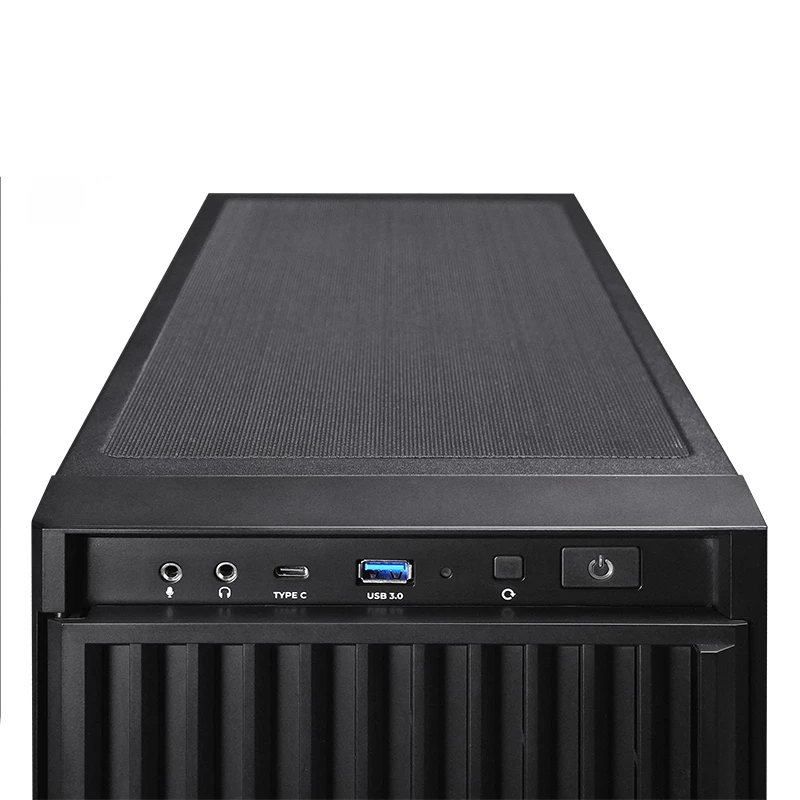 Korpusas CHIEFTEC BW-01B-OP Midi Tower ATX/ITX, palaiko 6×3,5 col. + 4×2,5 col., 2×5,25 col., galinis 1×120 mm, SGCC, juodas, 200×510×465 mm