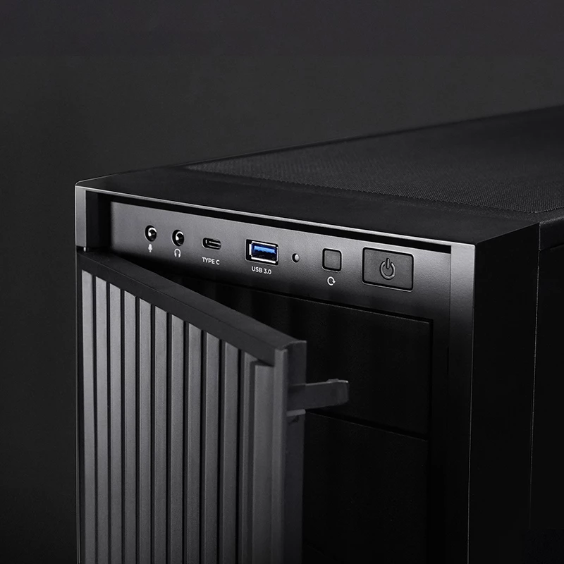 Korpusas CHIEFTEC BW-01B-OP Midi Tower ATX/ITX, palaiko 6×3,5 col. + 4×2,5 col., 2×5,25 col., galinis 1×120 mm, SGCC, juodas, 200×510×465 mm