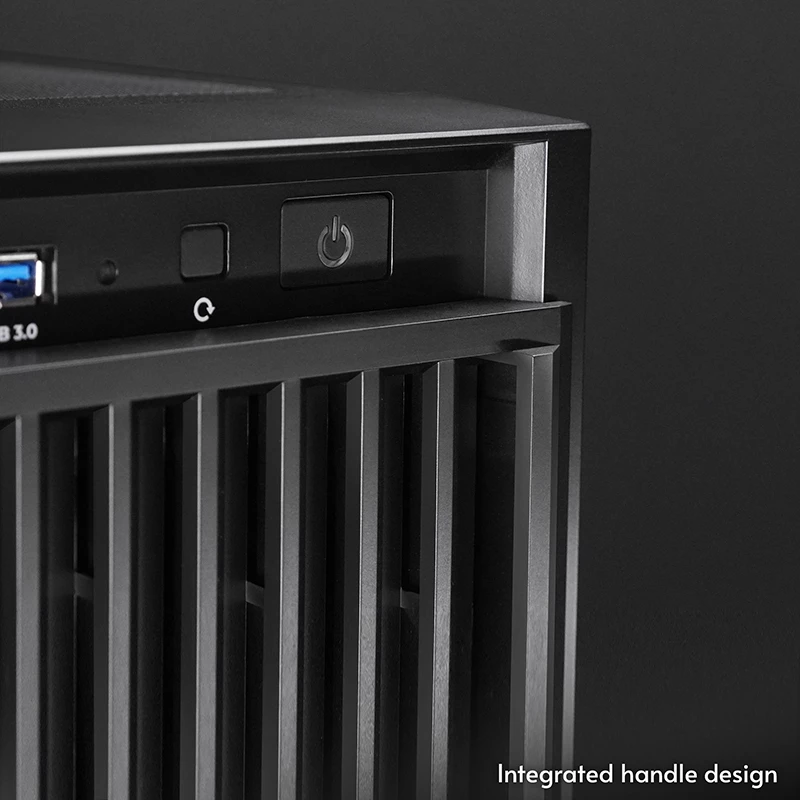 Korpusas CHIEFTEC BW-01B-OP Midi Tower ATX/ITX, palaiko 6×3,5 col. + 4×2,5 col., 2×5,25 col., galinis 1×120 mm, SGCC, juodas, 200×510×465 mm