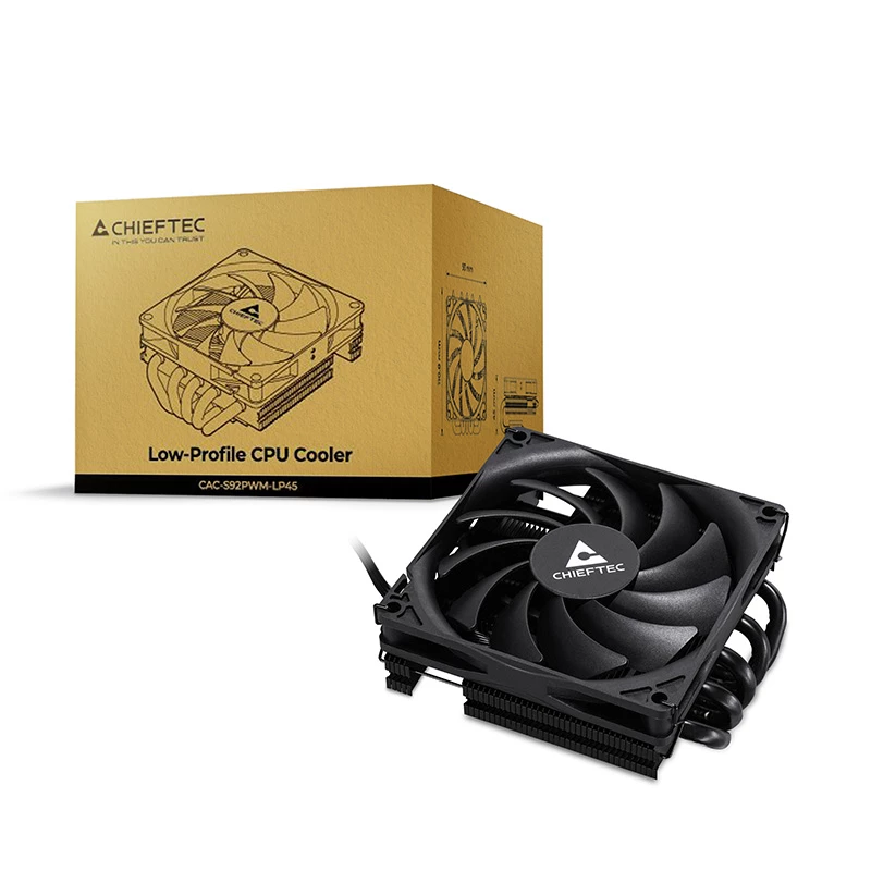 Chieftec CAC-S92PWM-LP45 oro aušintuvas kompiuterio korpusui 9,2 cm juodas