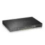 Zyxel GS2220-28HP-EU0101F valdomas L2 Gigabit Ethernet komutatorius su PoE (24 prievadai, 180 W, juodas)