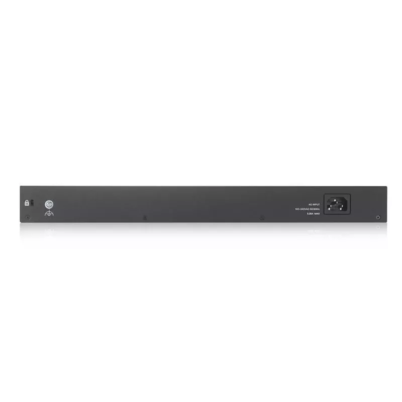 Zyxel GS2220-28HP-EU0101F valdomas L2 Gigabit Ethernet komutatorius su PoE (24 prievadai, 180 W, juodas)