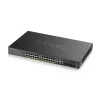 Zyxel GS2220-28HP-EU0101F valdomas L2 Gigabit Ethernet komutatorius su PoE (24 prievadai, 180 W, juodas)