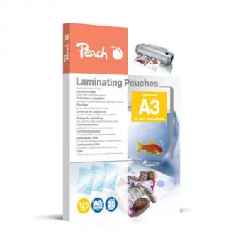 Peach PPR525-01 laminavimo maišeliai A3 blizgūs 25 vnt.