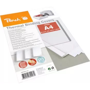 Peach 313312 termoįrišimo viršelis A4 baltas 20 vnt.