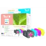 Kasetė Peach 316405 5 vnt. Juoda, Cyan, Magenta, Geltona