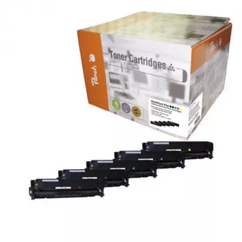 Peach PT561 toner kasetė 5 vnt. Juoda, Žydra, Violetinė, Geltona