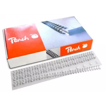 Peach 510996 įrišimo viršelis A4 sidabrinis 100 vnt.