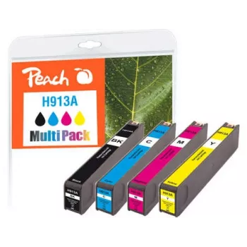 Peach PI300-744 kasetė 4 vnt. Suderinama Juoda, Žydra, Purpurinė, Geltona