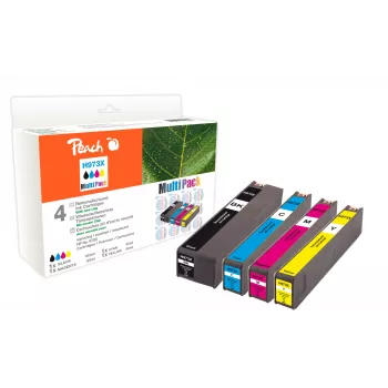 Peach PI300-750 rašalo kasetė 4 vnt. Suderinama High (XL) talpa juoda, žydra, purpurinė, geltona