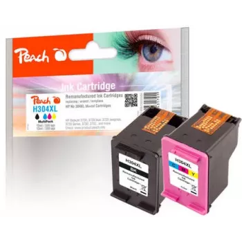 Peach PI300-808 kasetė 2 vnt. Didelės talpos (XL) juoda, žydra, rausvai raudona, geltona