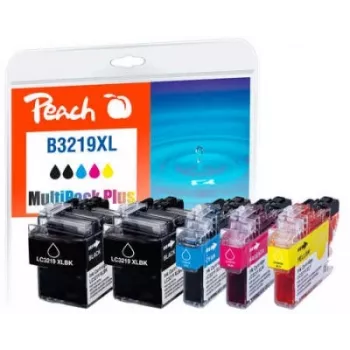 Peach PI500-246 rašalo kasetė 5 vnt. Juoda, Žydra, Purpurinė, Geltona