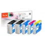 Peach PI200-631 kasečių rinkinys 5 vnt. Juoda, Žydra, Violetinė, Geltona