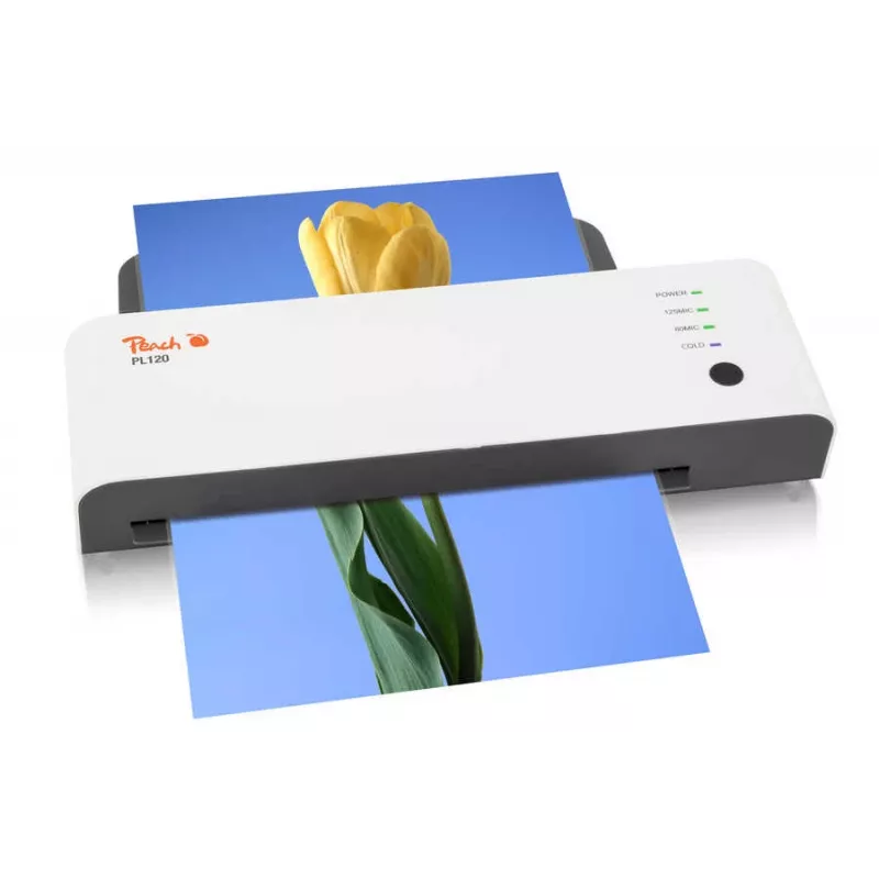 Laminavimo aparatas Peach PL120, karštas laminavimas, 600 mm/min, baltas