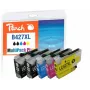 Peach PI500-402 kasetė 6 vnt. Didelės talpos (XL) juoda, žydra, purpurinė, geltona