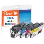 Peach 321008 kasečių rinkinys 4 vnt. Juoda, Žydra, Violetinė, Geltona