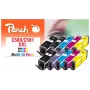 Peach PI100-437 kasetė 10 vnt. Suderinama Super didelės talpos juoda, žydra, rausvai raudona, foto mėlyna, geltona