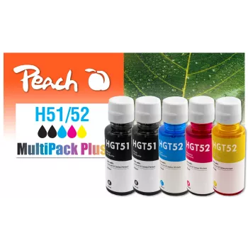 Peach 321285 rašalo kasetė 5 vnt. Suderinama Standartinė talpa Juoda, Žydra, Purpurinė, Geltona