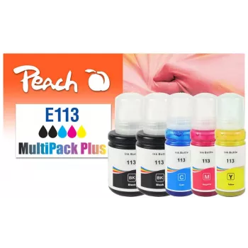 Peach 321323 kasetė 5 vnt. Suderinama Standartinės talpos Juoda, Žydra, Purpurinė, Geltona