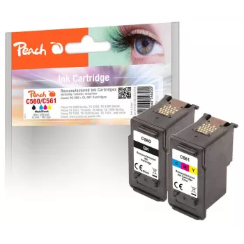 Peach 321029 rašalo kasetė 2 vnt. Suderinama Standartinė išeiga Juoda, Žydra, Purpurinė, Geltona