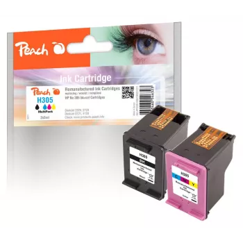 Peach PI300-948 kasetė su rašalu 2 vnt. Suderinama Juoda, Purpurinė, Geltona, Žydra