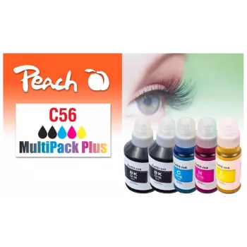 Peach 321698 rašalinė kasetė 5 vnt. Suderinama Standartinė talpa Juoda, Žydra, Purpurinė, Geltona