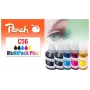Peach 321698 rašalinė kasetė 5 vnt. Suderinama Standartinė talpa Juoda, Žydra, Purpurinė, Geltona
