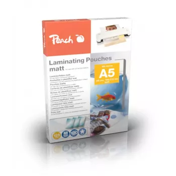 Peach S-PP525-30 laminavimo maišeliai matiniai A5 100 vnt