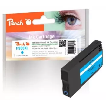 Peach PI300-1028 kasetė 1 vnt. Suderinama Didelės (XL) talpos Cyan