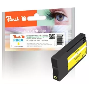 Peach PI300-1030 geltona kasetė, didelės talpos (XL), suderinama, 1 vnt.