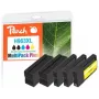 Peach PI300-1032 kasetė 5 vnt. Suderinama Didelės (XL) talpos Juoda, Žydra, Rožinė, Geltona