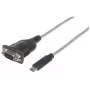 Manhattan USB-C į RS232/DB9 konverteris, kabelis 45 cm, Prolific PL-2303RA