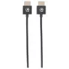 Manhattan HDMI kabelis su Ethernet (ypač plonas), 4K@60Hz (Premium High Speed), 3m, Kištukas-Kištukas, Juodas, Ultra HD 4k x 2k, Visiškai ekranuotas, Auksuoti kontaktai, Viso gyvenimo garantija