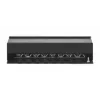 Intellinet Patch Panel, Cat6a, FTP, 8 prievadų, stalinis, ekranuotas, 90° viršutiniai lizdai, juodas