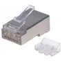 Intellinet RJ45 moduliniai kištukai Pro Line, Cat6A, STP, 3 kontaktai, kietai ir vytai vielai, 50 µ auksuoti kontaktai, 70 vnt.