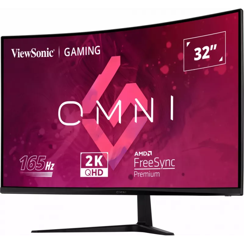 Viewsonic VX Series VX3218C-2K monitorius 81,3 cm (32 colių) 2560 x 1440 pikselių Quad HD LED juodas